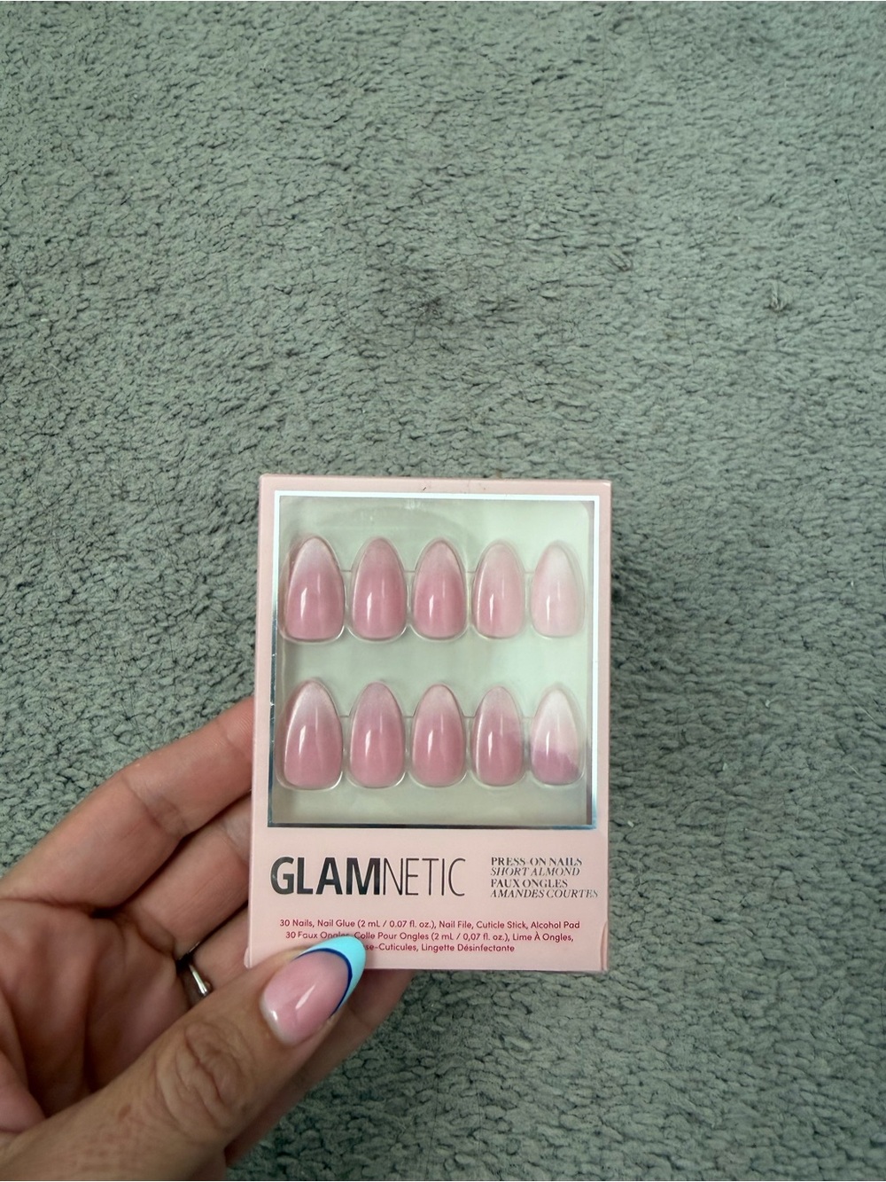 Glamnetic Lover’s blush Press-On Nails - Soft Pink Almond Set